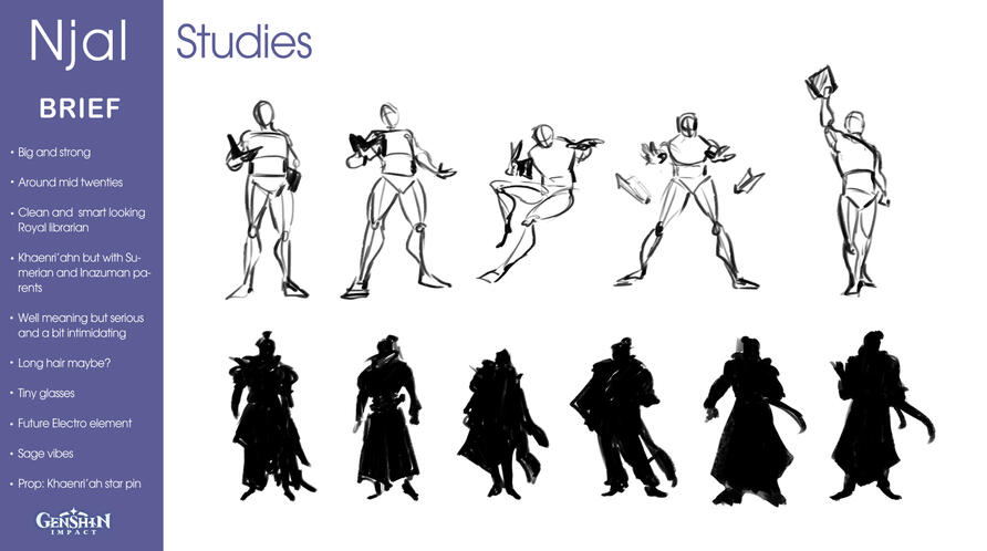 Silhouette &amp; Pose studies
